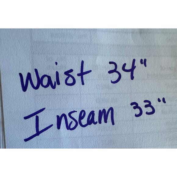 Agave Denim Copper Waterman Jeans 34x33 Made USA Relaxed Straight Distressed - Picture 9 of 9